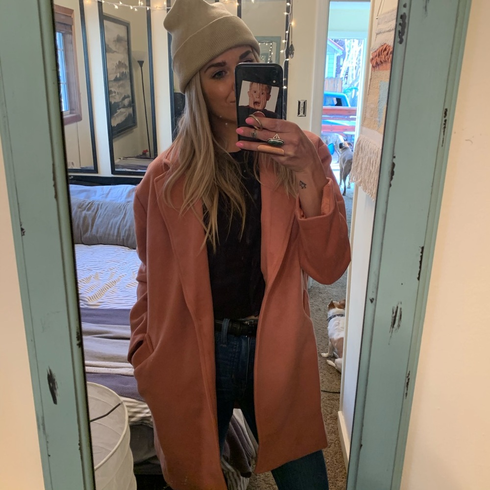 Salmon colored jacket NWOT